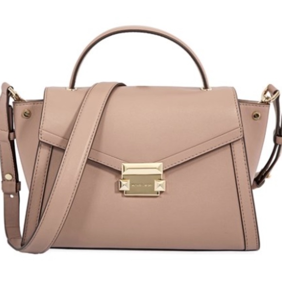 NWOT Michael Kors Medium Whitney Satchel in Color, Fawn - Picture 1 of 8